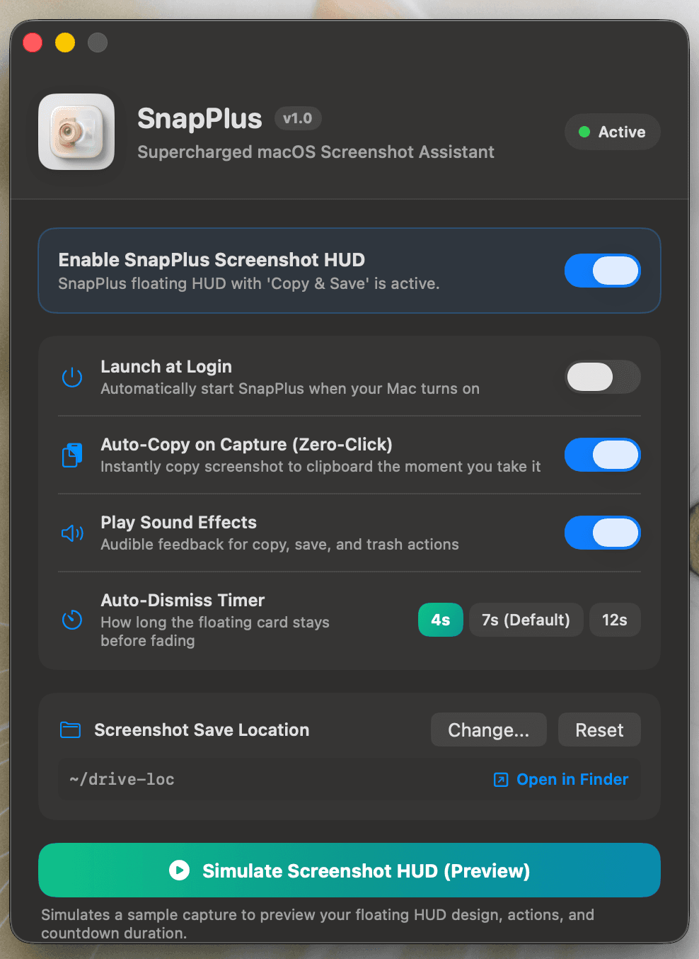 SnapPlus Live Screenshot