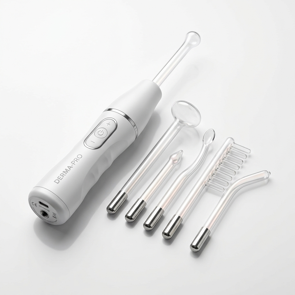 High-Frequency Handheld Neon Dermal Therapy Wand